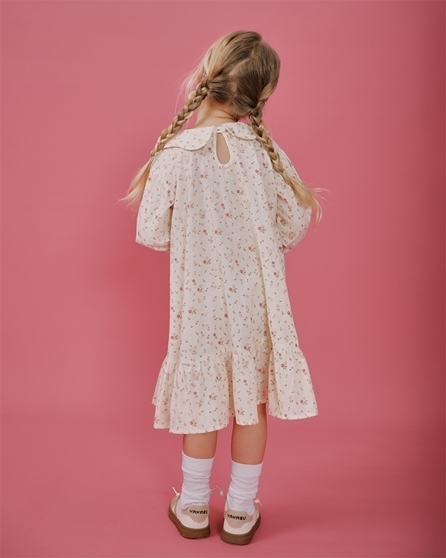 Платье для девочки Молочный Фото 4