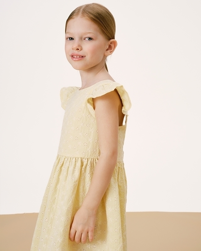 Платье для девочки Лимонный Фото 4
